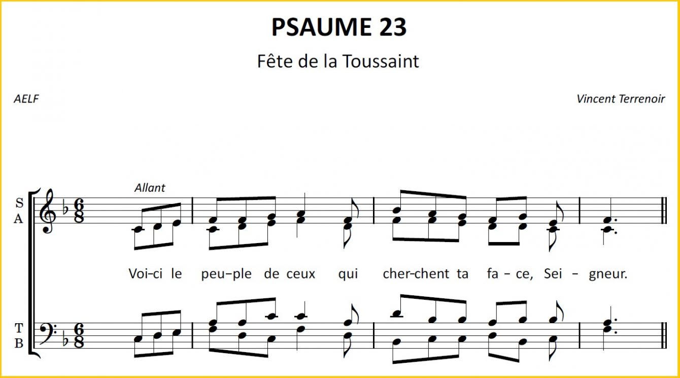 Pour L'Unité Du Monde Par L'Église Catholique – Partitions Des Chants ...